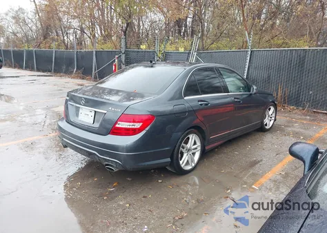 2013 Mercedes-Benz C 300 Sport 4Matic from USA, damaged, VIN WDDGF8AB9DR245916